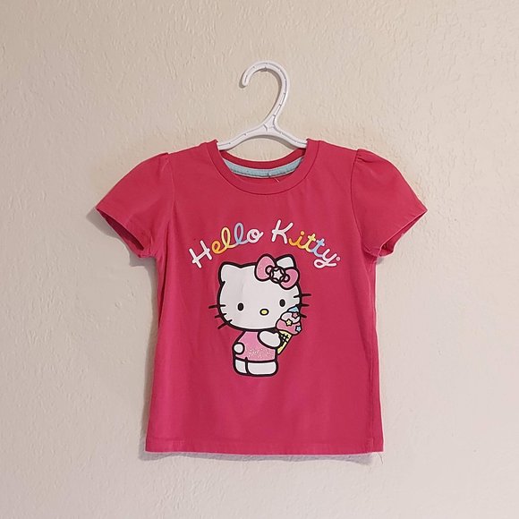 Hello Kitty Kids Pink 3T Graphic Tee - Picture 2 of 6